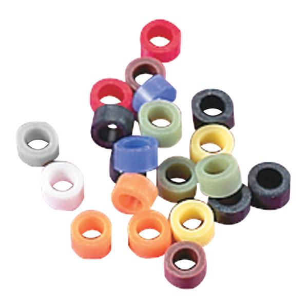 Instrument Coded Rings Assorted 80pk