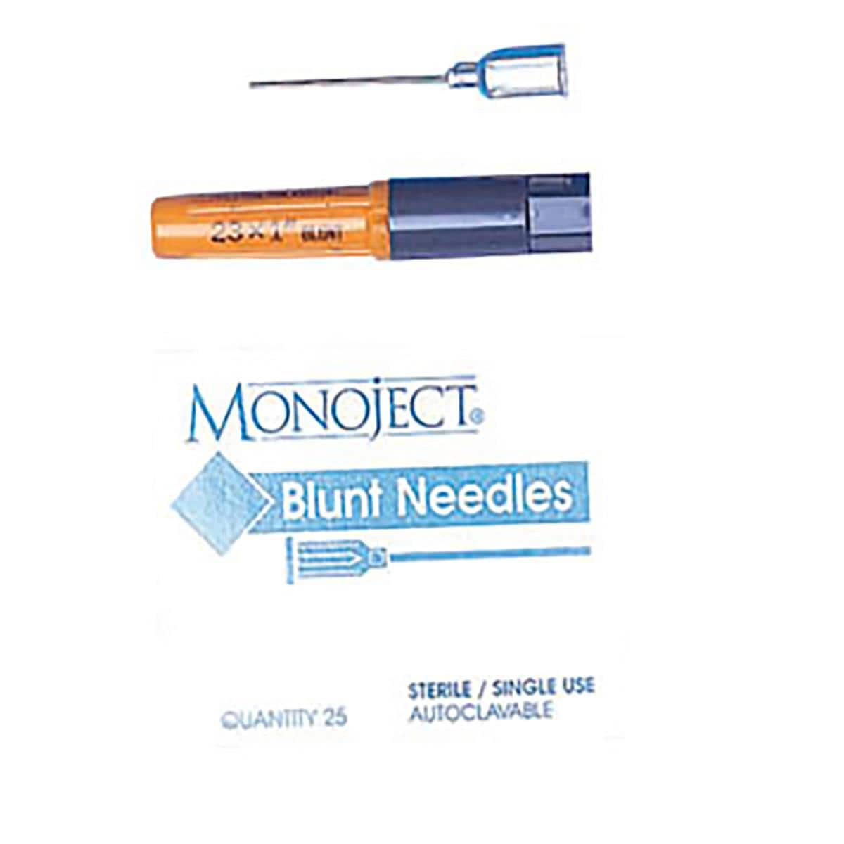 Endo Needle Blunt Monoject 23G 25pk