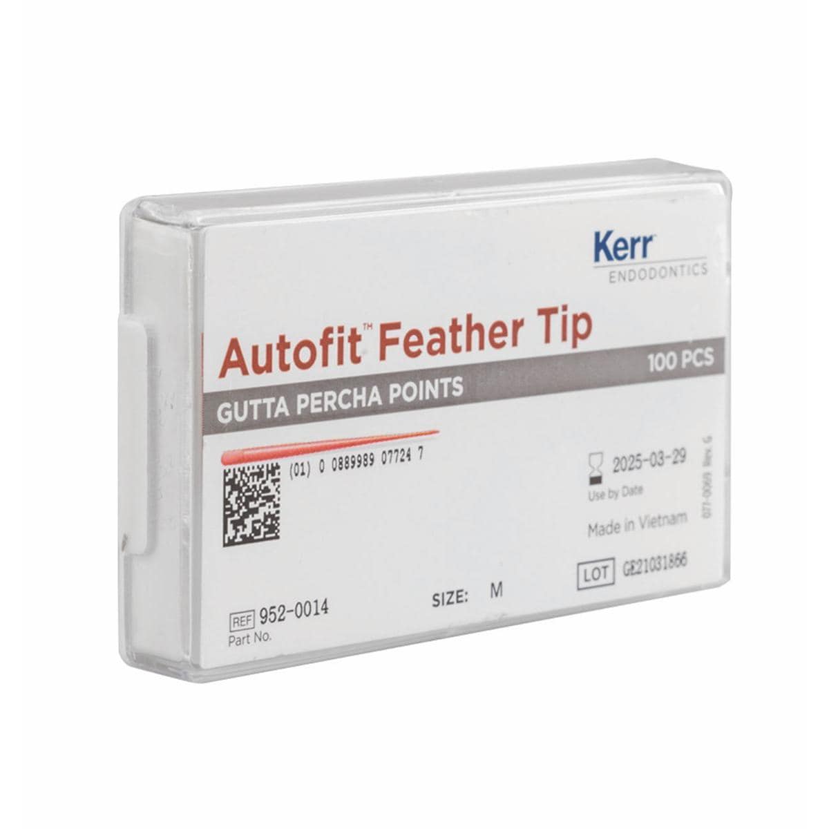 Autofit Feathered Tip GP Points Medium 100pk