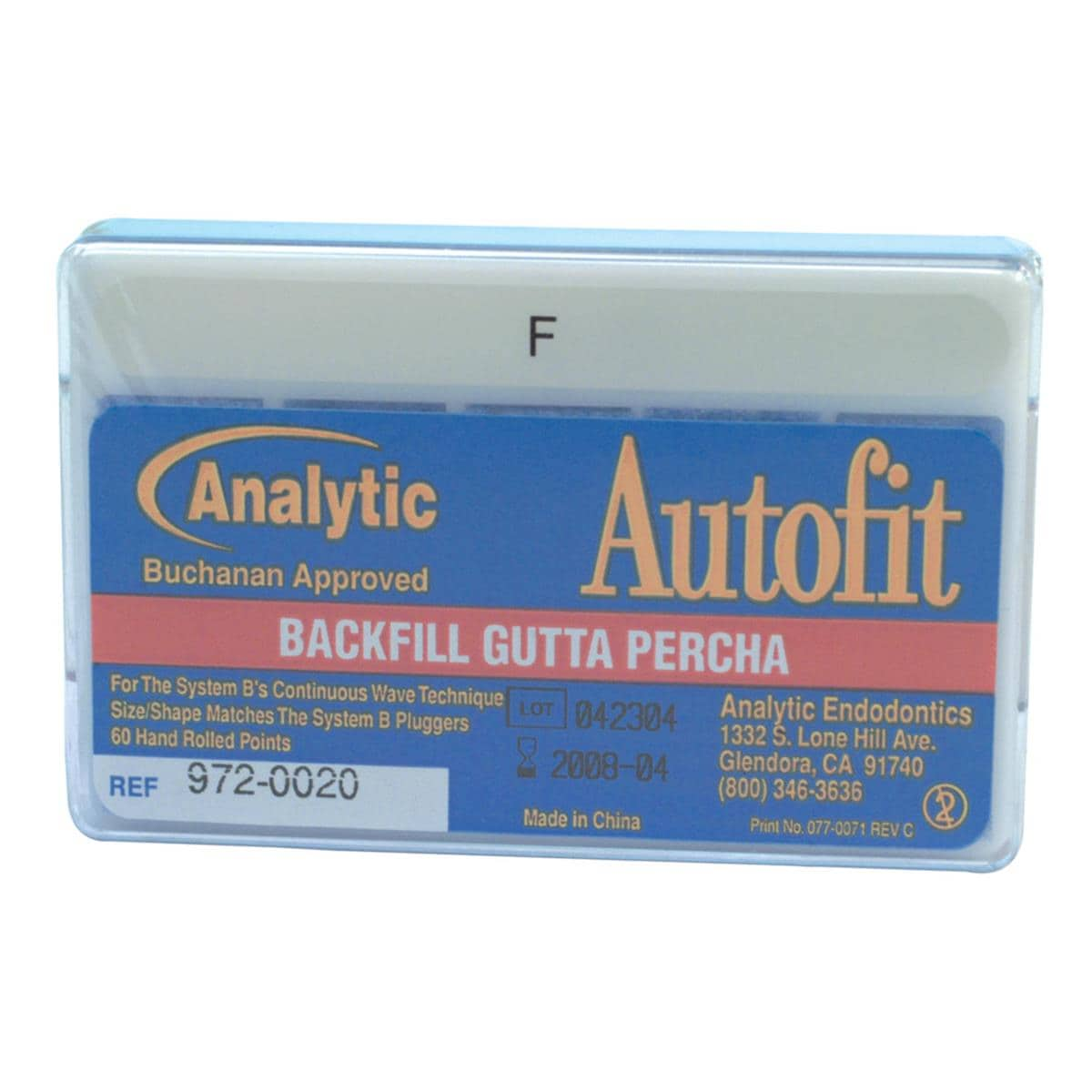 Autofit Backfill GP Points Fine 60pk