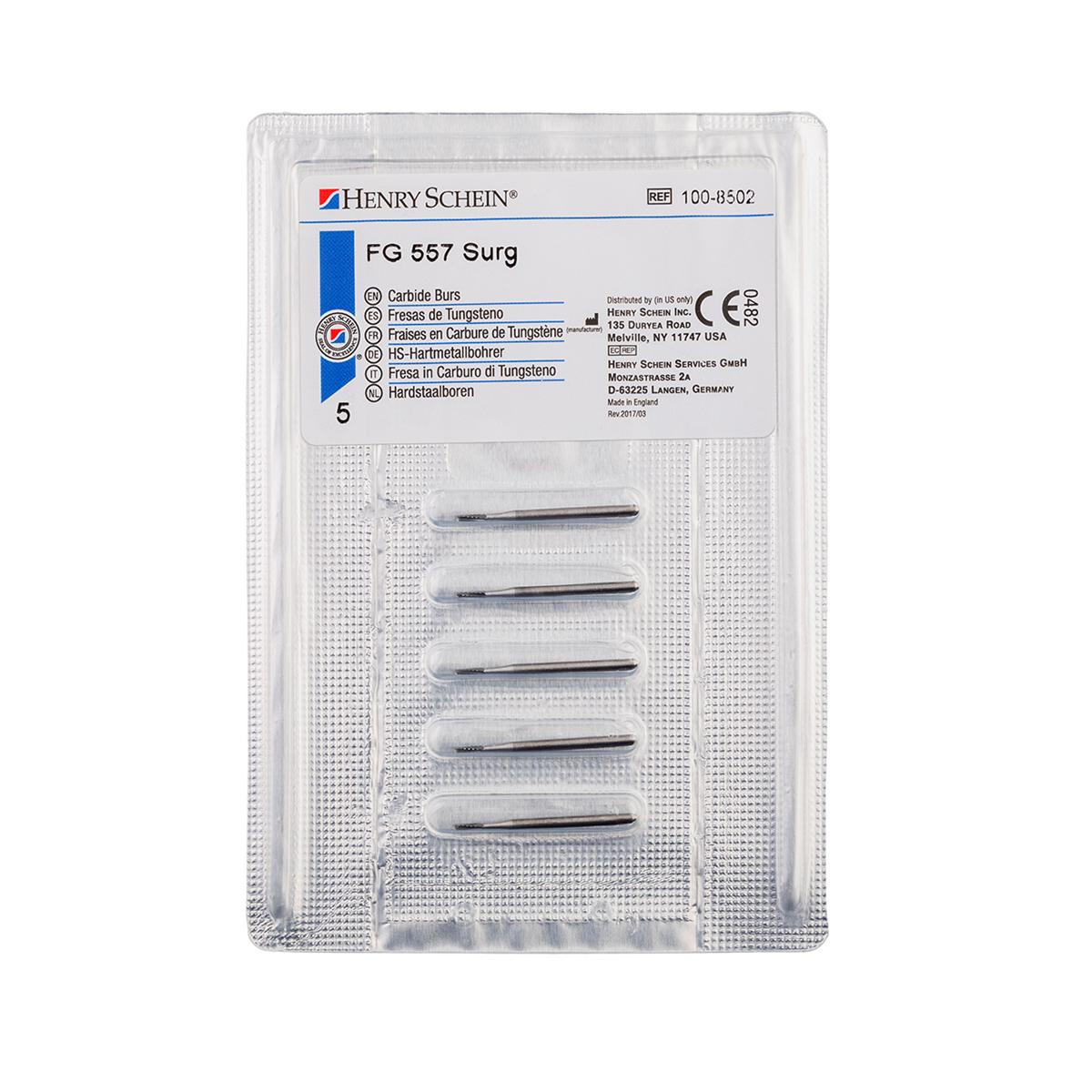 HS Bur TC Surgical FG Fissure XC 010 (557) 25mm 5pk