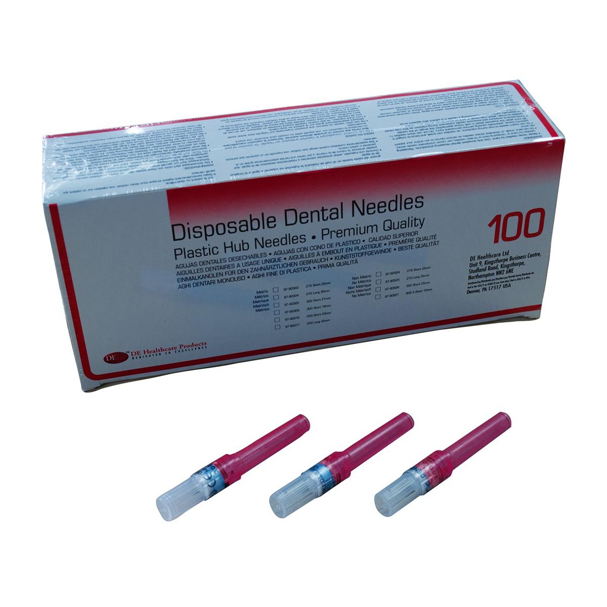DEHP Needles Plastic Hub Disposable 30G Short 100pk