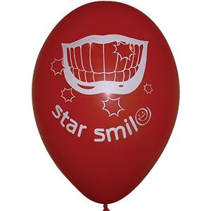 BDHF Star Smile Balloons 100pk