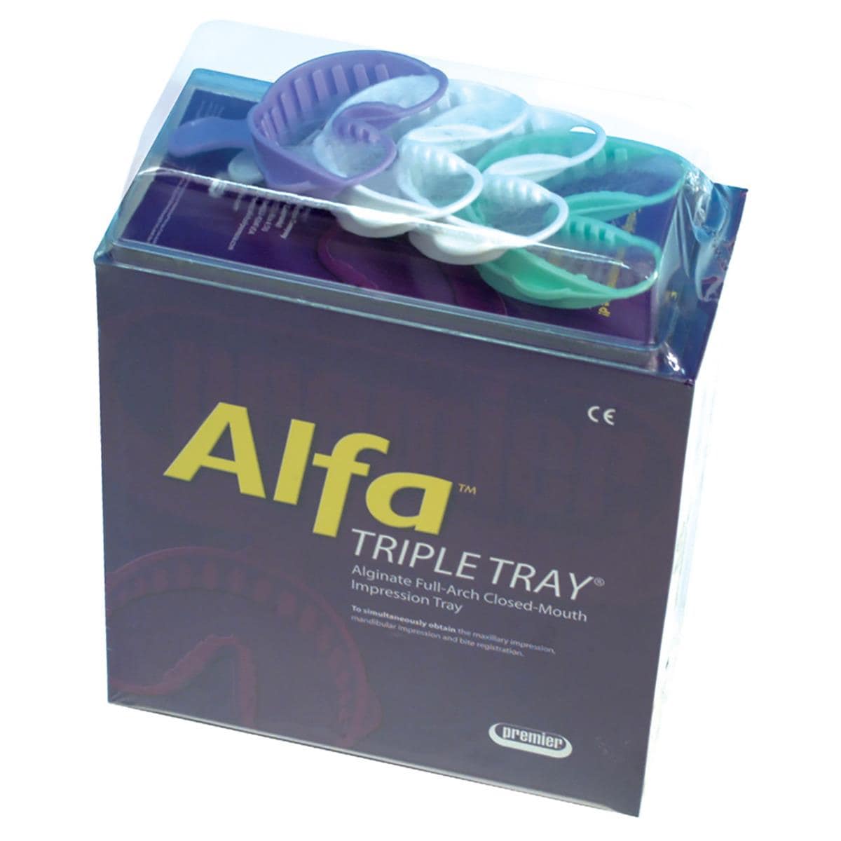 Alfa Triple Trays Disposable Assorted 24pk