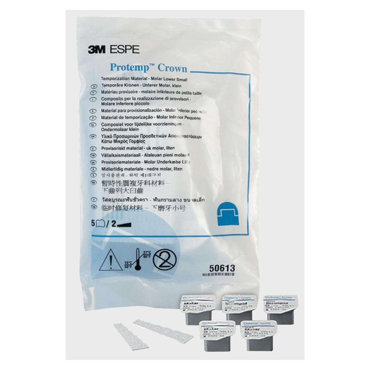 Protemp Crown Material Molar Lower Small Kit 5pk