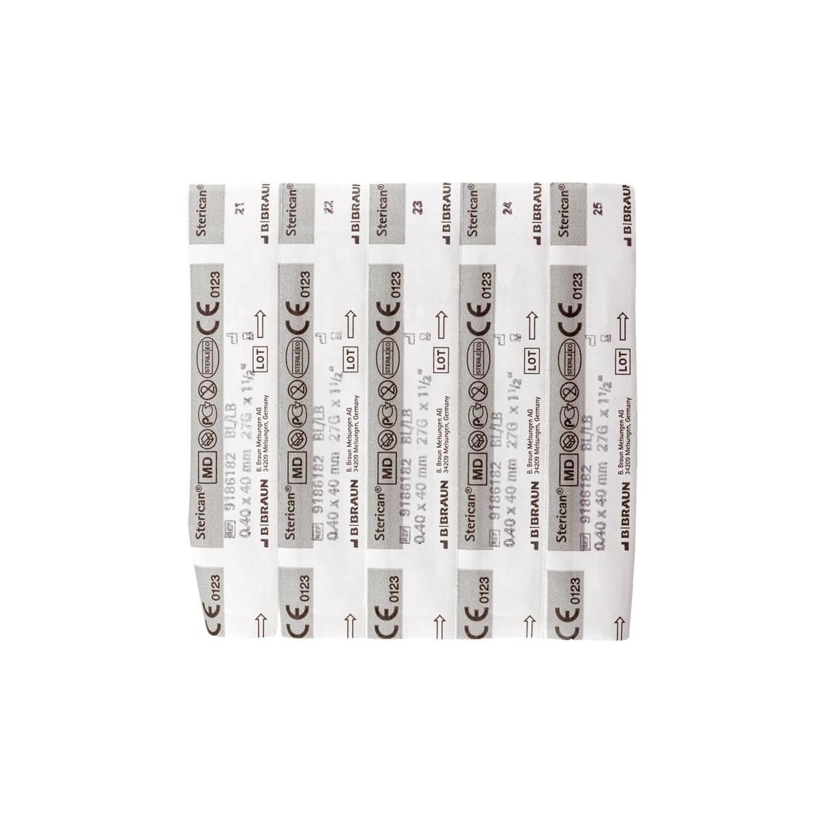 Braun Disposable Dental Needle 27G 1.5" 100pk