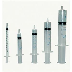 HS Disposable 2-part Syringes 5ml 100pk