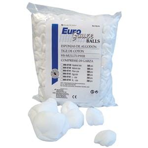 HS Cotton Gauze Balls Non-Sterile 15 x 15mm 500pk