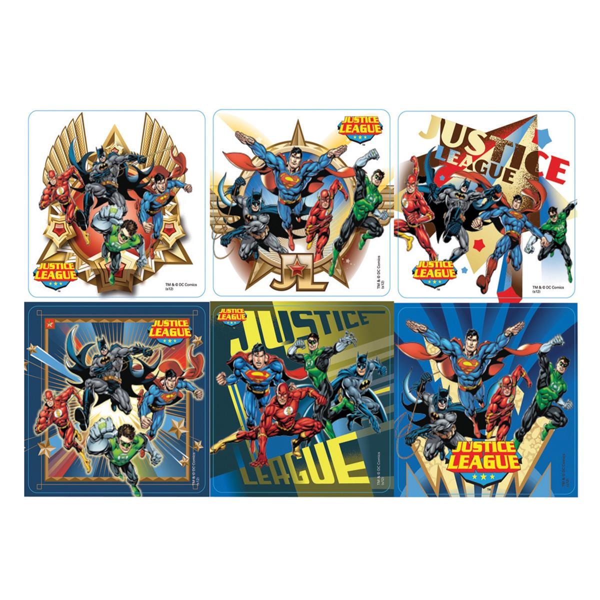 Stickers Justice League 100pk