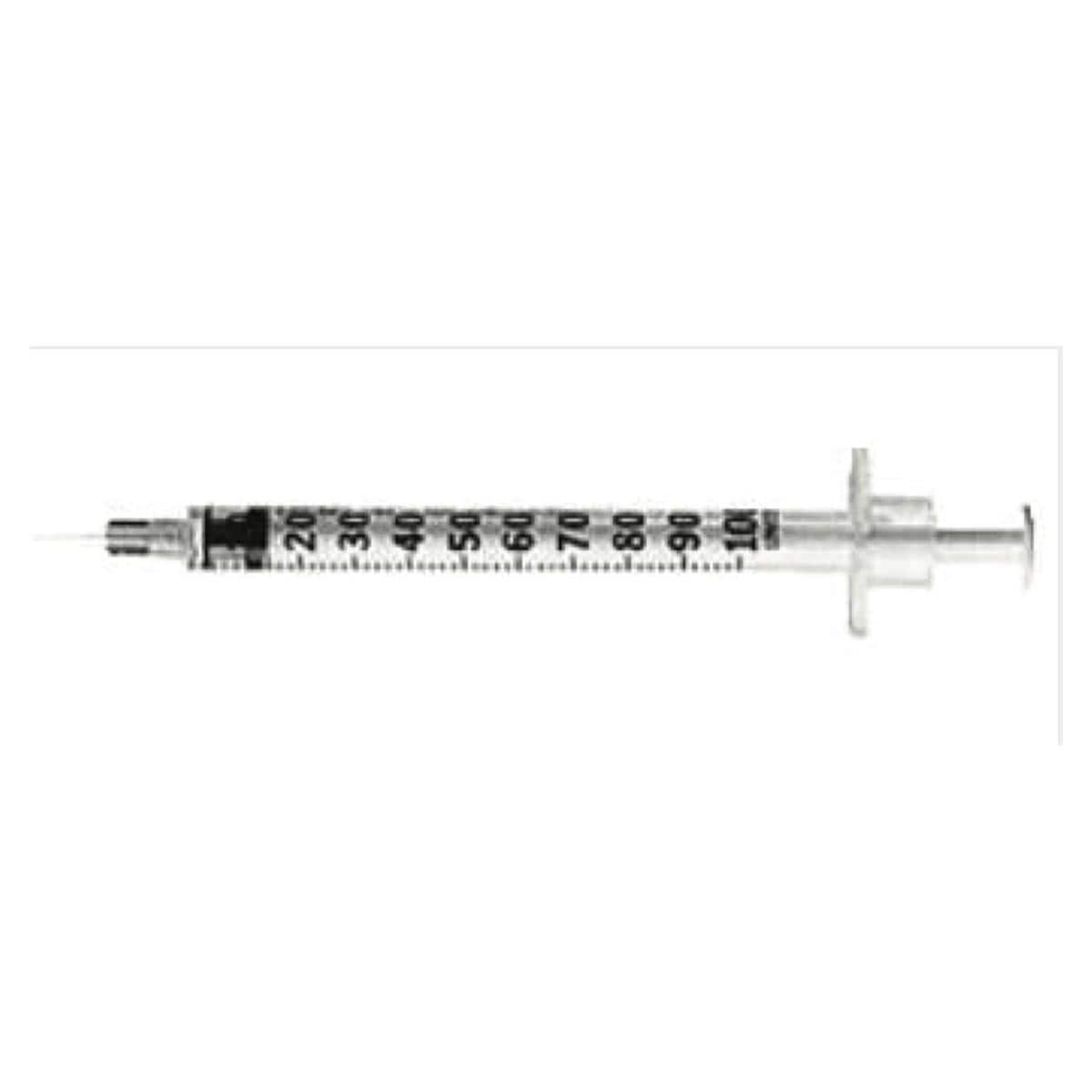 Insulin Syringe 1.0ml with Needle 100pk