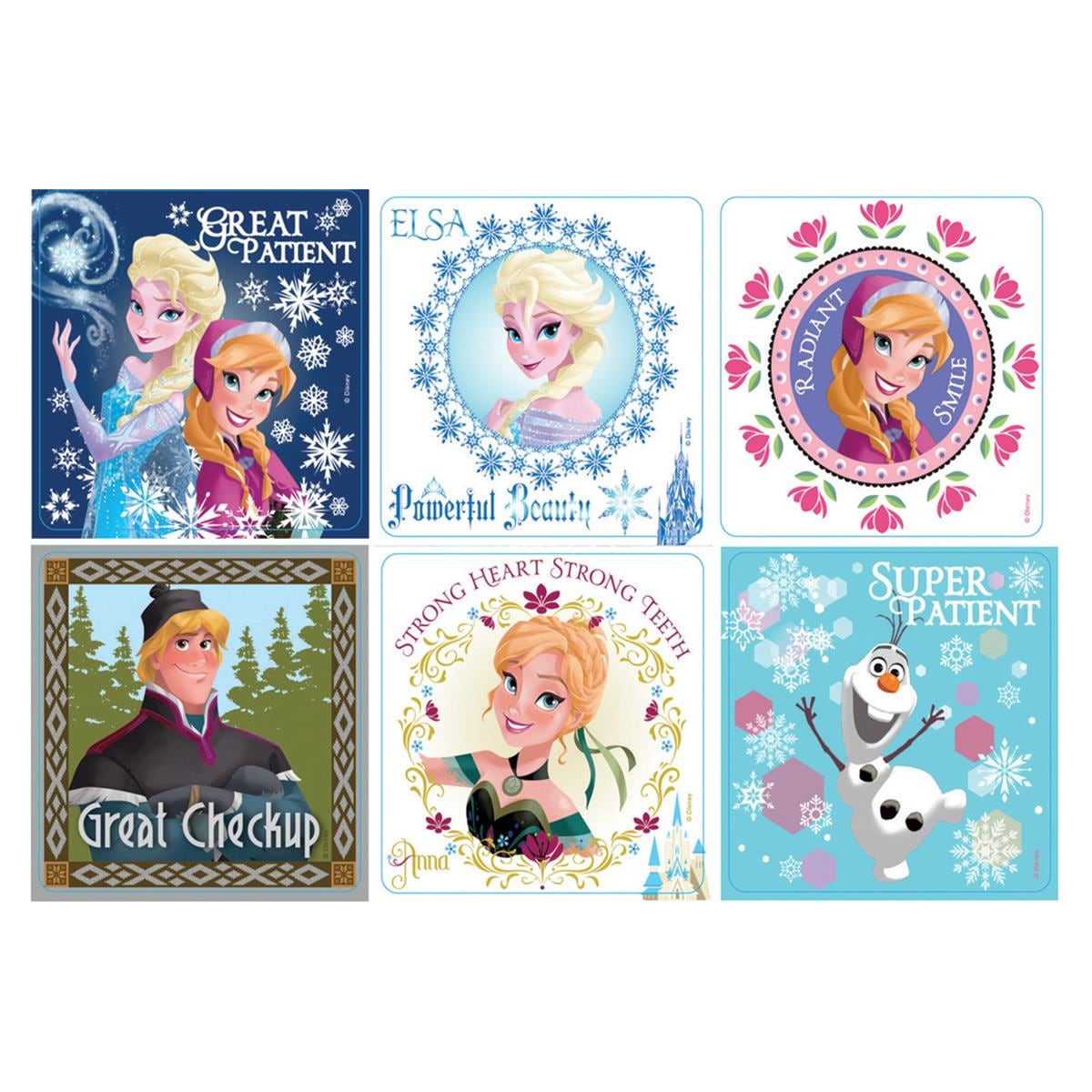 Stickers Frozen Dental 100pk