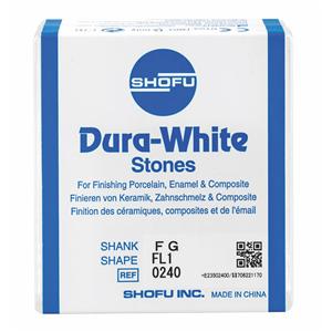Dura-White Polishing Stone FL1 0240 FG 12pk