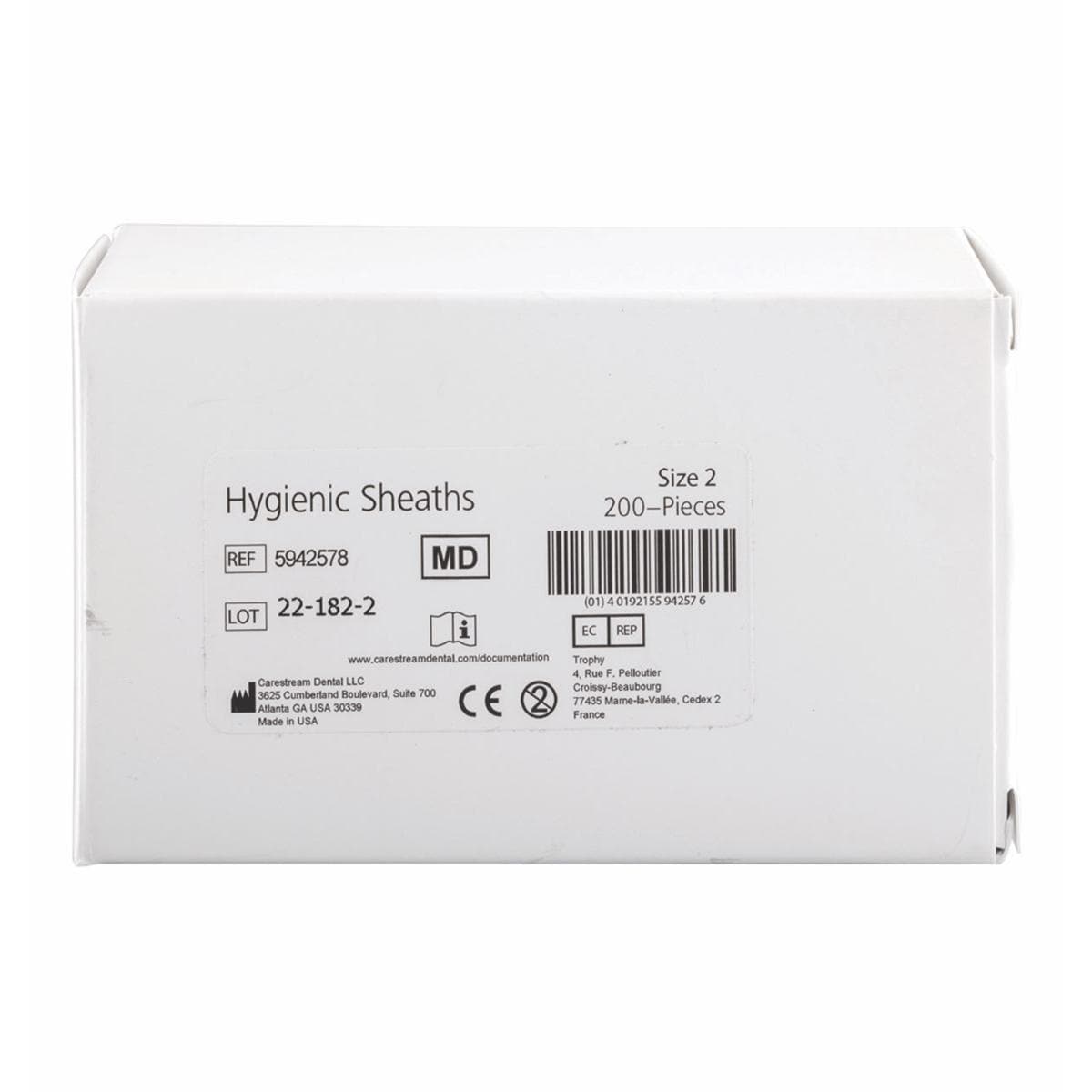 CS7200 Hygienic Sheaths Size 2 200pk