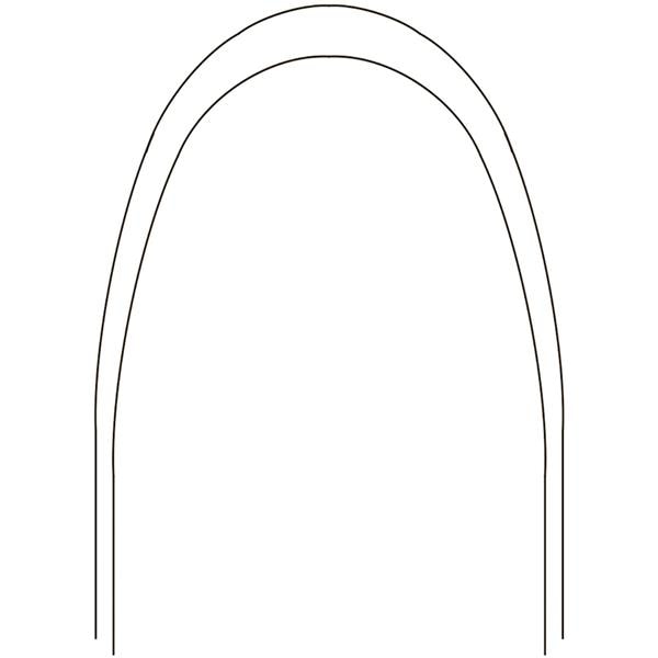 Archwire Bio-Kinetix Oval Arch Form III Shape 014 Lower 10pk