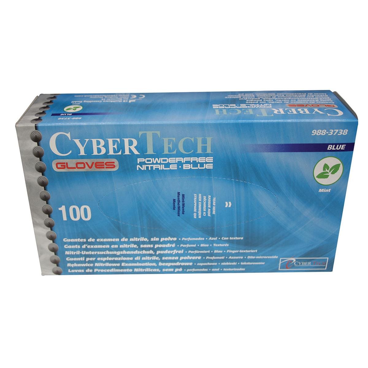 Cyber Gloves Nitrile Powder-Free X-Large 100pk