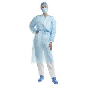 Water-Repellent Gown Non-Sterile Light Blue 50pk