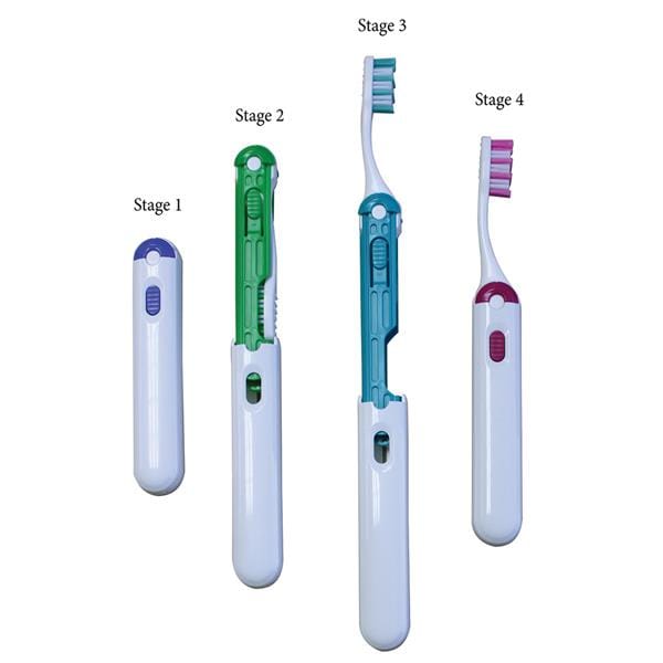 DEHP Toothbrush Travel Assorted Colours 1pk