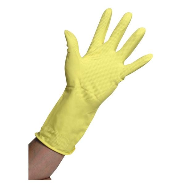 CleanGrip Rubber Gloves Yellow Small 12pk