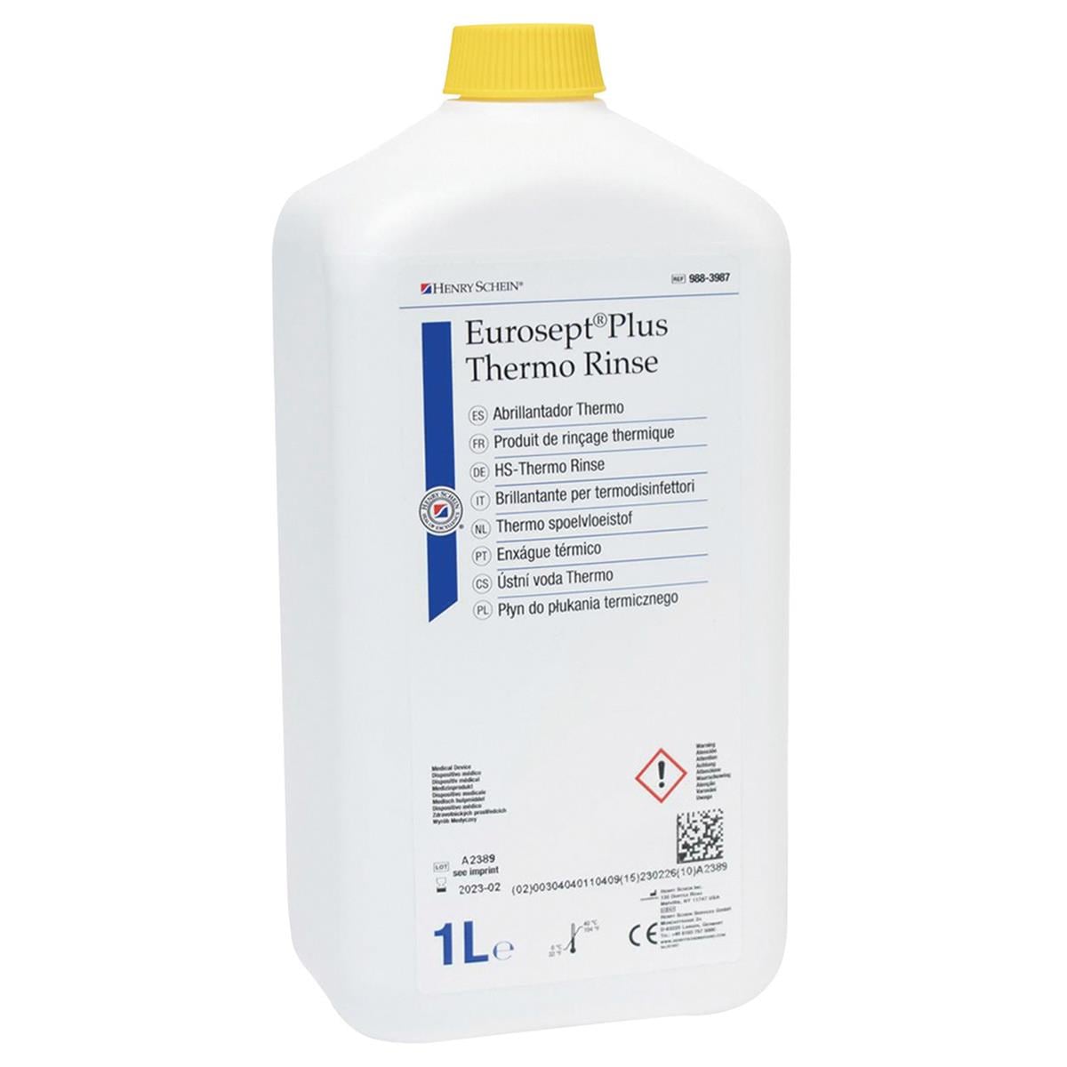 HS EuroSept Plus Thermo Rinse 1L - ***NOT COMPATIBLE with previous version***