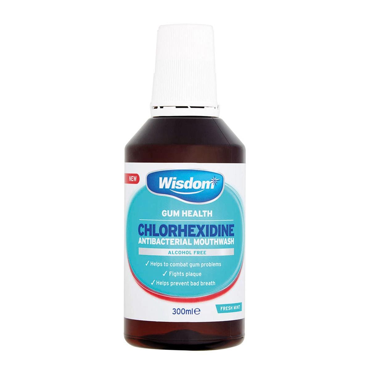 Chlorhexidine Mouthwash 0.2% Alch-Free Mint 300ml