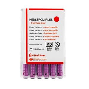 DEHP Hedstrom File 25mm Size 10 6pk