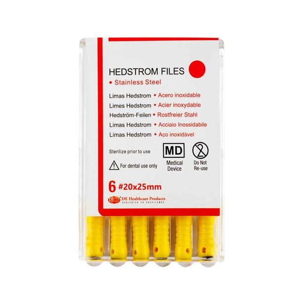 DEHP Hedstrom File 25mm Size 20 6pk