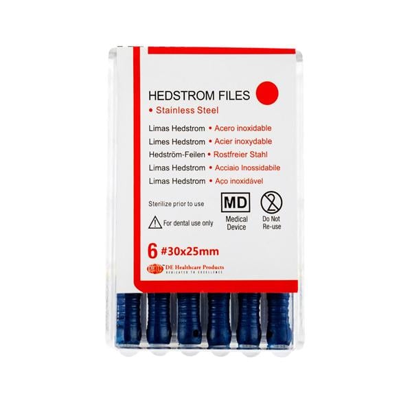 DEHP Hedstrom File 25mm Size 30 6pk