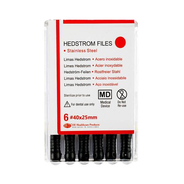 DEHP Hedstrom File 25mm Size 40 6pk