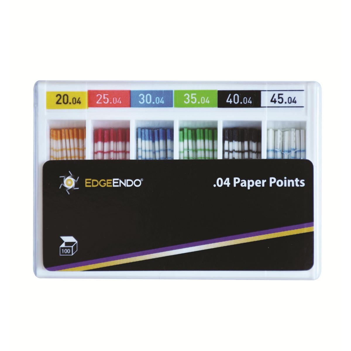 Edge X7 Paper Points .04 Assorted 100pk