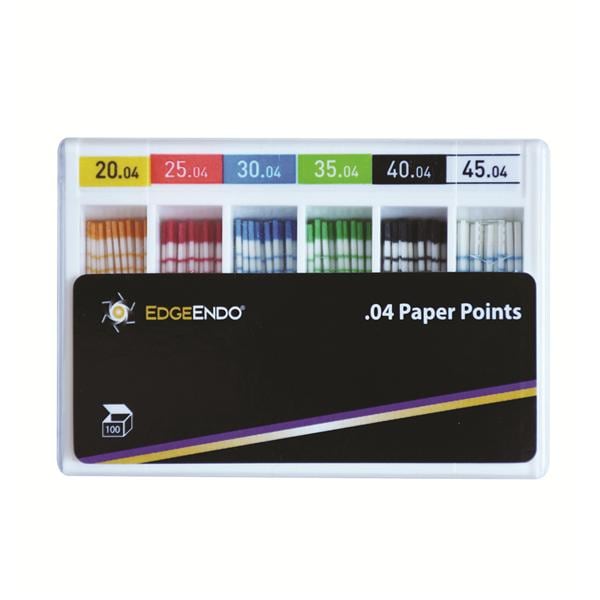 Edge X7 Paper Points .04 Assorted 100pk